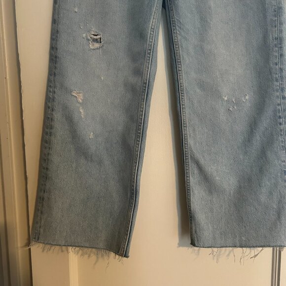 Madewell Low-Slung baggy Crop Jeans (Size 24 Petite) - Picture 3 of 7